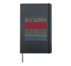 Gamer Funny Retro Layered Text Gaming Men Women Kids Hardcover Journal, Black