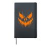 Gamer Halloween Spooky Costume Party Monster Hardcover Journal, Black