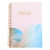 GANAZONO Business Planning Notebook A5 Spiral Bound Academic Planner with Ruled Light-colored Pages Daily Agenda Notepad for Office and School Use
