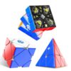 GAN Pyraminx, Skewb & Square-1 Speed Cube 3-Pack - Non-3x3 Set