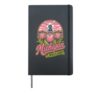 Gardener HOLLAND MICHIGAN Spring Funny Tulips Hardcover Journal, Black
