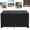 Garden Table Cover 200x170x140cm - Waterproof 420D Ox Fabric, UV Resistant Outdoor Furniture Protector Patio Table Cover for Courtyard, Garden and Garden Use.