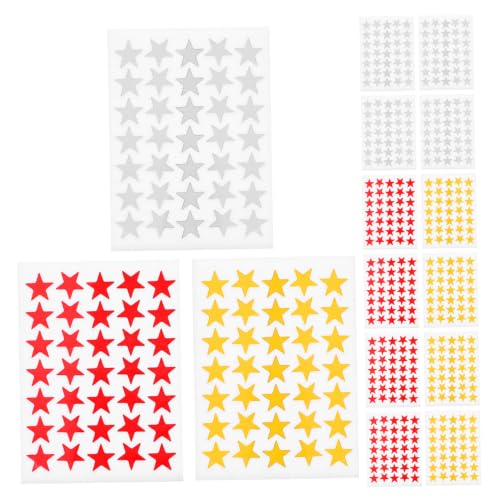GARIOUANS Small Star Reward Stickers Portable Paper Star Stickers 30sheet Easy to Peel and Stick Motivational Reward for Behavior Chart and Classroom Use for Students and Teachers