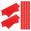 Garneck Chinese Calligraphy Practice Paper Sheets Lightweight Portable Writing Practice Grid Layout Paper 80 Sheets Red for Beginners for Window Flower Crafts and Classroom Teaching