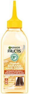 Garnier Fructis Hair Drink Banana Liquid Hair Treatment for Dry Hair, Lamellar Rinse-Out Hair Care, Banana Formula, Silicone-Free Formula, Vegan Formula, 200 ml / 6.76 fl oz, 1 Bottle
