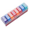 GARVALON 8pcs Teacher Comment Seal Set with Motivational Review Stamps for Teachers, Self-Inking Plastic Grading Stamps with Crisp Impressions, for Exams and Homeschool Settings