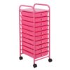 Garvee 10-Drawer Rolling Storage Cart, Mobile Storage Utility Cart