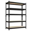 Garvee Heavy-Duty 5-Tier Wire Shelving Unit - Adjustable Metal Storage Rack, 36 x 14 x 72 in - for Garage, Kitchen & Pantry - Black - Size: 900 * 400 * 1830mm