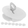 GATHINESS 8pcs Plastic Saving Box Stopper with Keyed Lock, Round Money Saving Box Plug Replacement, Secure Piggy Bank Cover, Easy Access and Stable Design for Coin Storage
