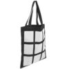 GATHINESS Black Cloth Tote Reusable Grocery Shopping Bag with Handles