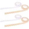 Gatuida 4 Rolls Self Adhesive Lace Tape for Card Making and Photo Frames, 4