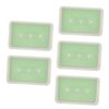 Gatuida 5 Sets Seed Sprouting Tray Set with Drain Holes, Plastic, Stackable