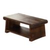 GAZOGJ Japanese Style Folding Coffee Table for Floor Sitting Sleek Finish for Meditation Balcony and Bedroom 31.4In/80Cm Square Table Top,One Color27.5In/70Cm,One Color-23.6In/60Cm