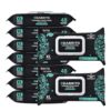 GEABRITO Flushable Wet Wipes, Extra-Large Personal Cleansing Wipes, Fragrance-Free & Alcohol-Free, Septic and Sewer Safe, Travel-Friendly for Home, Bathroom and Camping