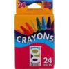 GEDDES Raymond Non-Toxic Crayons, 24 Pieces (Pack of 12)