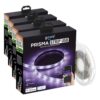 Geeni Prisma Strip-USB – Smart Wi-Fi LED Light Strip Kit for Indoor & Outdoor – Dimmable & Trimmable LED Strip Lights Compatible with Alexa & Google Home – 2m/6.6ft (Pack of 4)