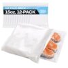 Gel Ice Pack Bricks 4.5" x 4" x 1.5" 15oz (12-Pack) - USA-Made, Reusable