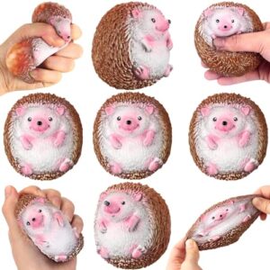 Gemscream 5 Pcs Hedgehog Foam Balls for Adults Funny Reliever Ball