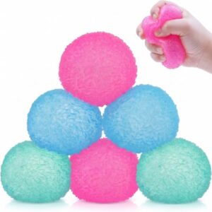 Gemscream 6 Pcs Gumdrop Shape Stress Balls for Adult