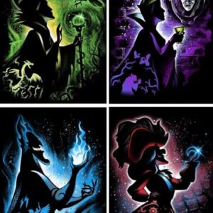 GemZono 4 Pack Diamond Art Kits for Adults,Diamond Painting for Wall Decor