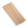 Generic 100pcs Wooden Dowel Sticks for Crafts and DIY Projects, Unfinished Hardwood Rods 20x0.3cm, Ready to Use Wooden Rods for Flower Bouquets, Cake Support, and Fine Threading Jobs