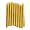 Generic 10x Hot Melt Glue Sticks, Melt Glue Sealing Sticks, Assorted Color Hot Glue Sticks for DIY Art Craft Cards Gluing Projects, Gold
