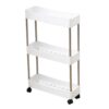 Generic 3-Tier Narrow Rolling Utility Shelf