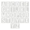Generic 4 Inch 36 Pcs Large Letter Stencils and Numbers Reusable