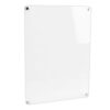 Generic Acrylic Magnet Fridge Whiteboard, Clear Dry Erase Refrigerator Board, 40x30cm Board with 4 Markers, Ideal for Kitchen Meal Planner, to Do List & Home Organization