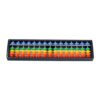 Generic Digit Standard Abacus Soroban with Colorful Beads (15 Column)