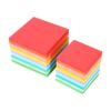 Generic Double Sided Origami Crane Paper 7x7 Cm 520 Pcs Bright Colorful Craft Sheets for Imaginative Play
