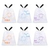 Generic Drawstring Trash Bags 69pcs Thickened Rubbish Holder 50x55cm Large Kitchen Garbage Bags with Handles for Home Waste Bin Diameter ≤37cm