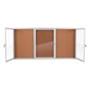 Generic Lockable Outdoor Bulletin Board Weatherproof Enclosed Wall Display