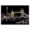 Generic London Bridge Scratch Art for Teens & Adults 15.94x11.22 in with 3