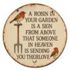 Generic Robin Round Sign Vintage Metal Poster for Laundry Room Wall