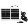 Generic Solar Panel Portable Solar Charger Polysilicon 6V 1.2W 0.2A Foldable Lightweight Design for Emergency Lamp Fan Camping Hiking Fishing Outdoor Work