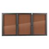Generic Weatherproof Enclosed Bulletin Board Aluminum Frame Lockable