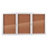 Generic Weatherproof Enclosed Bulletin Board Aluminum Frame Lockable