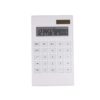 Generic White Computer Solar 12 Bit Crystal Button Power Office Portable Calculator