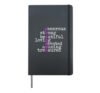 Generous Strong Beautiful Loving Devoted - Grandma Hardcover Journal, Black