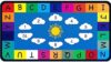 Genki Blue Classroom Rug, ABC & Numbers Educational Carpet, 6'6"x12'