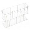 Genostack Clear 3-Tier Organizer Bookcase 11.8''D X 47.2''W X 24.6''H