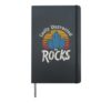 Geology Easily Distracted by Rocks Collector Lover Geologist Hardcover Journal, Black