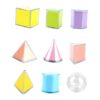 Geometric Shapes 3D Folding Models for Math Class,Option 1