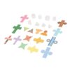 Geometric Solids Model, 8 Shaped Folding Study Card Paper for Classroom