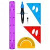 Geometry Set with Flexible Ruler