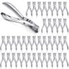 Geosar 72 Pcs 1 Hole Punch 5 Sheet Capacity Single Handheld Hole Puncher Circle Shaped Paper Punch for Paper Card DIY School Home Office Craft Supplies