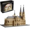 German Cologne Cathedral - Blocks Set,6028 PCS Gothic Landmark for Adult