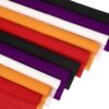 Gersoniel 10 Rolls Halloween Crepe Paper Roll 20 Inch Wide 8.2 ft Long 5 Spooky Colors Crepe Paper Streamer 70g Wrapping DIY Decoration for Halloween Fall Harvest Party Festivals Decoration Crafts
