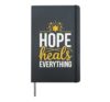 Get Well Soon Positive Vibes Emotional Healing Thoughts Hardcover Journal, Black